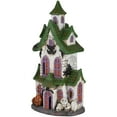 thumbnail image 5 of Northlight LED Lighted Haunted House with Skulls Halloween Decoration - 22.75", 5 of 8