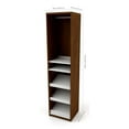 thumbnail image 5 of Cielo by Bestar Classic 59" Reach-In Closet in Oak Barrel and White, 5 of 5