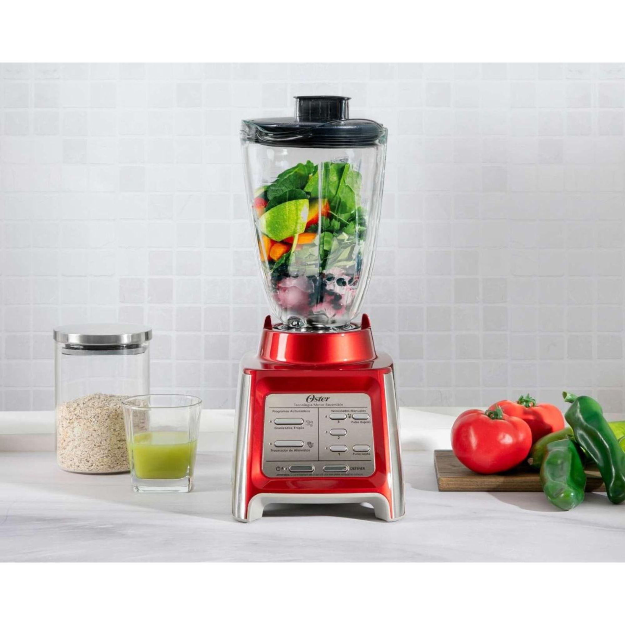 Licuadora Reversible Roja gourmet Oster BLSTRMDR0013 Walmart en linea