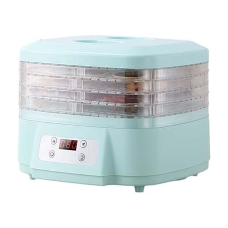 RSKK 360° Airflow Food Dehydrator Home Dryer with Digital Adjustable Timer and Temperature for Beef, Fruit, Meat, and Pet Snacks, Multi-Purpose Food Dehydrator with Tray