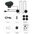 thumbnail image 6 of Motorcycle Helmet Bluetooth Headset Wireless Hands-Free Speaker Headphone, 6 of 8