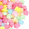 thumbnail image 4 of 300Pcs Flower Beads Plastic Children DIY Jewelry Accessories Craft Making Material Supplies, 4 of 4
