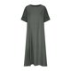 thumbnail image 5 of Puntoco Vestido De Manga Corta Con Cuello En V, Vestido De Algodón Y Lino De Manga Corta Reversible De Color Sólido Informal Suelto Para Mujer Verde L, 5 of 7