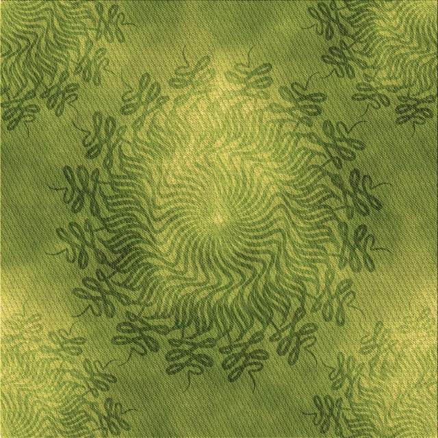 Ahgly Company Machine Washable Indoor Square Transitional Pistachio Green Area Rugs, 7' Square