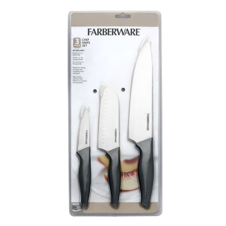 Farberware 3 Piece Chef Knife Set