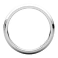 thumbnail image 2 of 14k White Gold 2mm Polished Comfort Fit Band Ring - 2.8 Grams - Size 10, 2 of 2