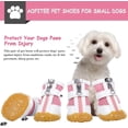 thumbnail image 2 of Minzimin Mesh Dog Shoes Dog Boots, Breathable Dog Shoes for Small Dogs, Waterproof Puppy Booties Sandals with Anti-Slip Sole and Zipper, Dog Shoes for Hot Pavement Durable Pet Paw Protector, 2 of 6