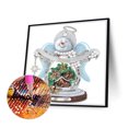thumbnail image 1 of Cuadros Decorativos Taladro parcial de forma especial de pintura de diamante DIY 5D muñeco de nieve de Navidad (k119) Tmvgtek embutido en tela, 1 of 8