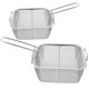 thumbnail image 5 of Oil Frying Basket Stainless Steel for Kitchen Use 2Pcs Reusable Fry Basket, 5 of 5