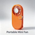 thumbnail image 6 of AuroraX Orange Portable Pocket Fan Rechargeable Mini Handheld Fan Rechargeable Lightweight Quiet Battery Operated Fans for Wedding Guests, 6 of 6