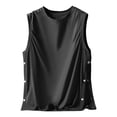 thumbnail image 2 of Men's Tank Top Sleeveless Cotton Thin Basketball Vest - Sweat Absorbent, Muscle Display, Multiple Colors, 2 of 5