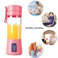 thumbnail image 6 of PPgejGEK Portable USB Rechargeable Blender 6 Blades 380ml Capacity Individual Juicer for Shakes Smoothies Sports Travel Outdoors 23x8x8cm/9.06x3.15x3.15in, 6 of 6