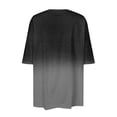 thumbnail image 4 of Women Sports Shirt Short Sleeve Loose with Slits Polyester Casual Daily Workout Wear, 4 of 4