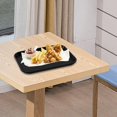 thumbnail image 6 of Fancyes Rectangular Serving Tray Coffee Table Trays Countertop Organizer Food Service Tray Cafeteria Trays for Home Ottoman 30.3x20.7x1.95cm, 6 of 8