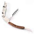 thumbnail image 4 of Wine Opener Double Hinged Metal Wine Key Bottle Opener with Foil Cutter & Pouch, 4 of 9