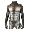 thumbnail image 3 of Disfraces de Cosplay de depredador para adultos y niños, monos de depredador con estampado 3d de película para hombre y mujer, mono Zentai para Halloween, 3 of 4