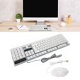 thumbnail image 1 of Ensemble Clavier Souris, 104 Touches Clavier et Souris USB Combo pour Bureau, 1 of 8