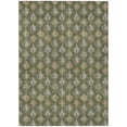 thumbnail image 2 of Addison Rugs Chantille Indoor/Outdoor Transitional Floral Olive Machine Washable Rectangle Rug, 8' x 10', 2 of 8