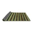 thumbnail image 2 of Ahgly Company Indoor Square Abstract Turquoise Blue Modern Area Rugs, 5' Square, 2 of 4