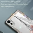 thumbnail image 5 of iPhone Xr Mirror Case for Women with Diamond,Bling Acrylic Mirror Case That Can Be Used for Outdoor Makeup for Girl Who Love Beauty(Bling Diamond Mirror), 5 of 6