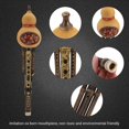 thumbnail image 5 of Handmade Bamboo Hulusi Gourd Cucurbit Flute Ethnic Musical, 5 of 5