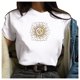 thumbnail image 3 of Puntoco Moda Mujer Casual Luna Sol Letra Estampado Sin Mangas O-Cuello Camiseta Blusa Puntoco Puntoco-8046, 3 of 9
