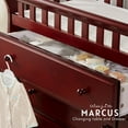 Dream On Me Marcus Changing Table And Dresser, Cherry