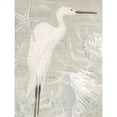 thumbnail image 3 of Vess, June Erica 19x24 Black Modern Framed Museum Art Print Titled - Driftwood Heron I, 3 of 5