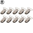 thumbnail image 1 of 20PCS Metal  Suspender Clips Suspender Snap For Clothes Decoration Project Craft20pcs, 1 of 8