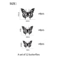 thumbnail image 4 of 3D Color Stereo Butterfly Personality Creative Living Room Bedroom Wall Stickers, 4 of 7