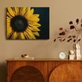 thumbnail image 4 of Fenyluxe Sunflower Canvas Wall Art Ready To Hang Room Home Decorations Wedding Anniversary Holiday Gift Ideas 16x12in, 4 of 6