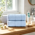 thumbnail image 2 of AYktou Soft Cotton Wash Cloths, 29.5×13.7 Inch FaceTowels Quick Dry Compact Bath Towel Camping Towel Beach Towel Home Hand Towels, Luxurious Washcloths Sports Gym Towels for Hiking Pool Bath Use, 2 of 7