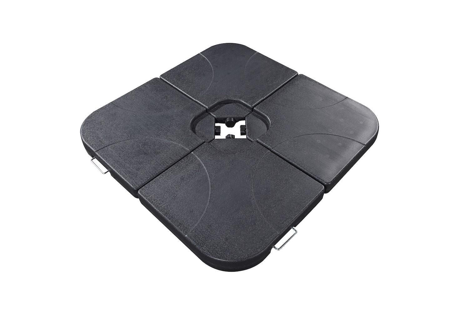 4 Piece Cross-Arm Umbrella Base Weights