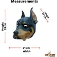 thumbnail image 4 of Doberman Mask Adult Halloween Accessory, 4 of 6