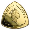 thumbnail image 2 of Bermuda 1 oz Proof Gold $60 Triangle (Random Dates), 2 of 2