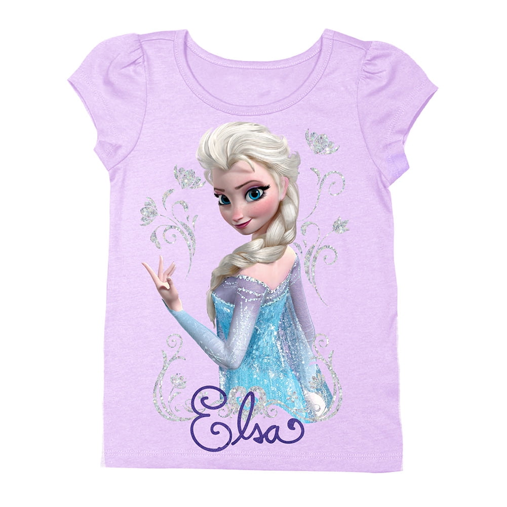 Freeze Disney Frozen Queen Elsa Toddlers Purple TShirt 2T