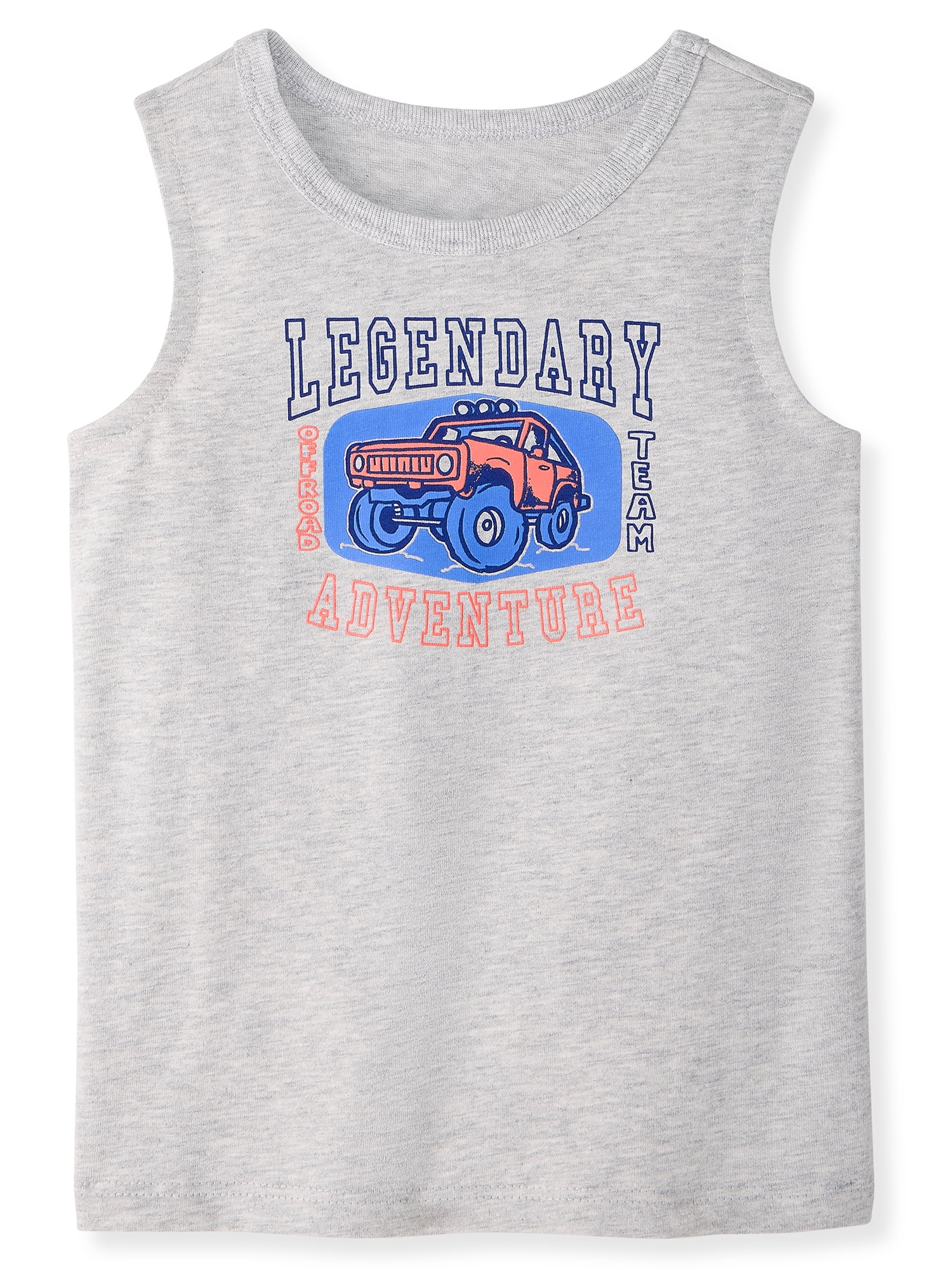 Garanimals Newborn, Baby & Toddler Boy Cotton Graphic Tank Tops, 4-Pack, Sizes 0-6T