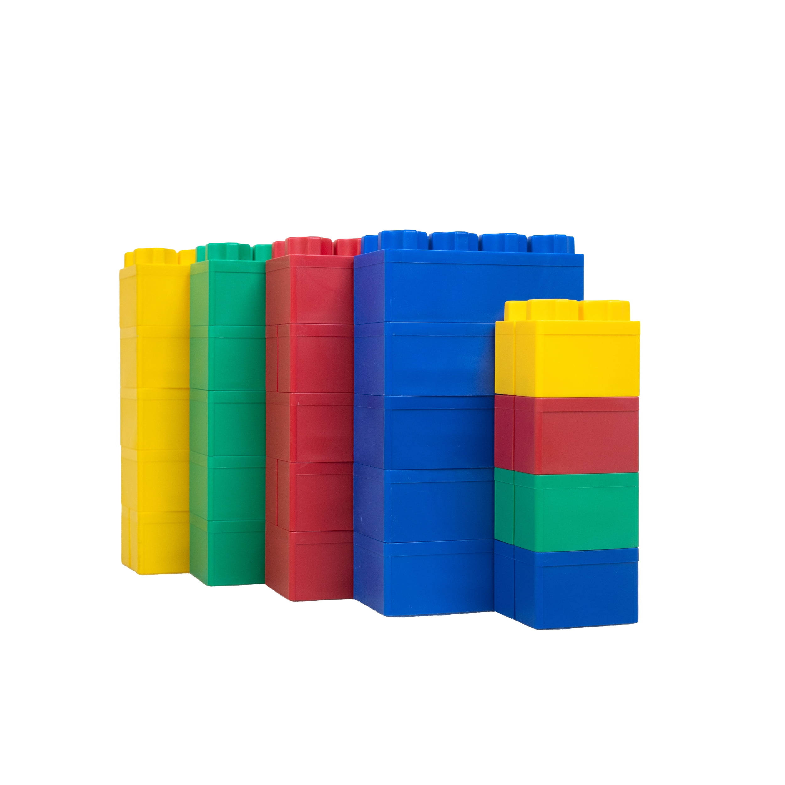 BiggoBlocks Jumbo Blocks  Big Blocks for Kids Ages 3-8  Indoor & Outdoor Blocks for Kids Jumbo Games  Large Building Blocks (24 pc) Beginner Set