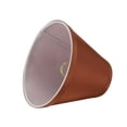 thumbnail image 5 of Aspen Creative 32111-6 Small Hardback Empire Shape Chandelier Clip-On Lamp Shade Set (6 Pack), Transitional Design in Redwood, 6" bottom width (3" x 6" x 5"), 5 of 8