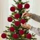 thumbnail image 4 of Adornos navideños, regalos navideños, bolas navideñas nevadas de 6 cm (12 unidades), colgante para árbol de Navidad en caja, bolas de terciopelo pintadas, decoraciones navideñas, bolas decorativas., 4 of 6