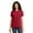 Red, variant on Port & Company Ladies Core Blend Pique Polo-4XL (Charcoal)