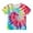 3 Watermelon Red, variant on uikmnh Boys Shirts Boys Tie Dye T-Shirt Colorful Abstract Print Short Sleeve Crew Neck Casual Top for Kids Summer Spring Everyday Wear Size:10-11 Years
