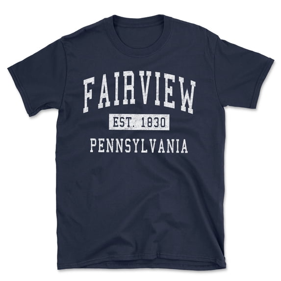 Fairview Pennsylvania Classic Established Men's Cotton T-Shirt