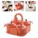 thumbnail image 3 of Tarro para condimentos, utensilios con cucharas, estuche para tarros, juego de recipientes para especias, botes para condimentos naranja, 3 of 9