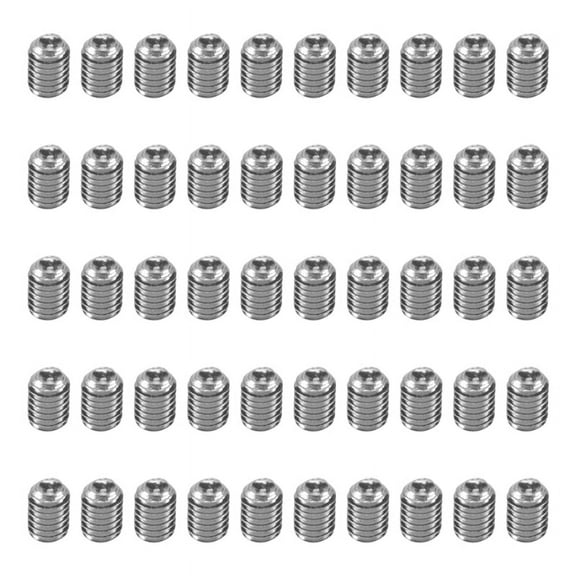 M3x4mm Stainless Steel Hex Socket Set Cap Point Grub Screws 50pcs