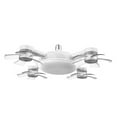 thumbnail image 1 of Drone Fan Light 4 Fan With Lights New Plug In Ceiling Fan 20" Ceiling Remote 60W 3 Color Dimmable LED 4 Styles For Living Room, 1 of 8
