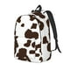 thumbnail image 1 of Disketp Brown Cow Mochila de Lona Estampada, Mochila Escolar de Viaje Ligera para Estudiantes y Portátil-Medium, 1 of 5