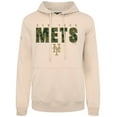 thumbnail image 2 of Men's Levelwear  Khaki New York Mets Podium Protect Pullover Hoodie, 2 of 3