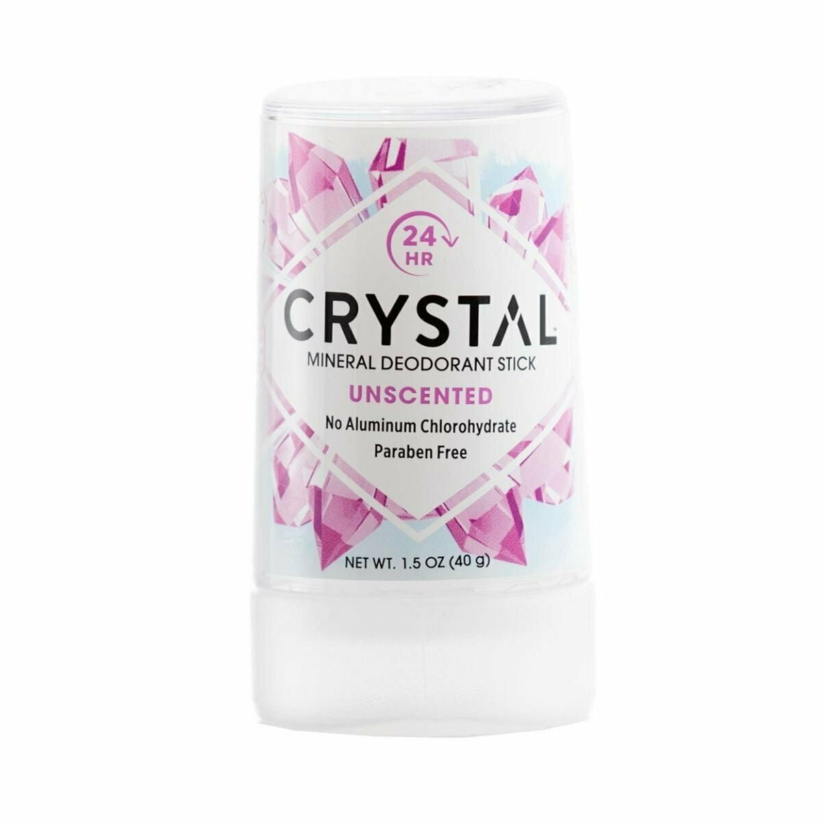 Crystal Deodorant Travel Stick, Paraben & Fragrance Free, 1.5 oz, 2-Pack
