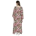 thumbnail image 4 of Moomaya Long Kaftan Maxi Dress For Womens Kimono Sleeves Beachwear Cover Up Plus Size Dresses, 4 of 6